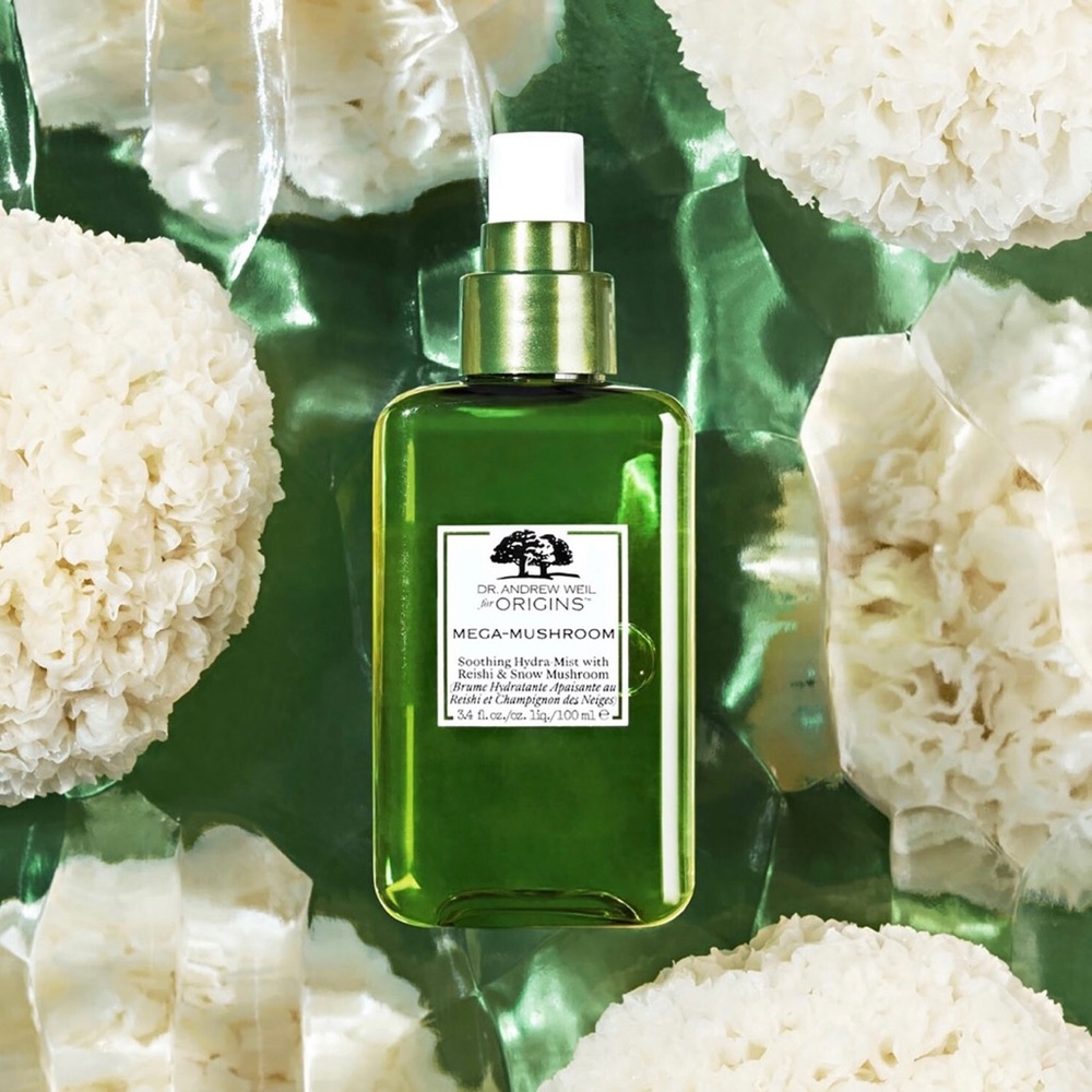 Origins Mega-Mushroom Soothing Hydra-Mist 100ml AND Soothing Lotion 100ml SET